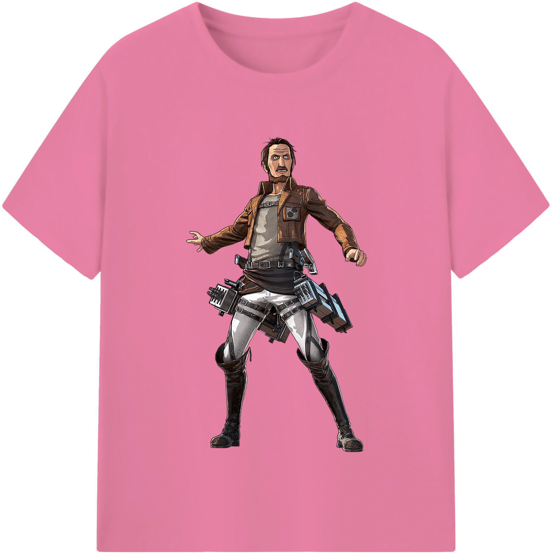 （画像用） 進撃の巨人 Attack on Titan 綿100％半袖Tシャツ（フロントプリント）